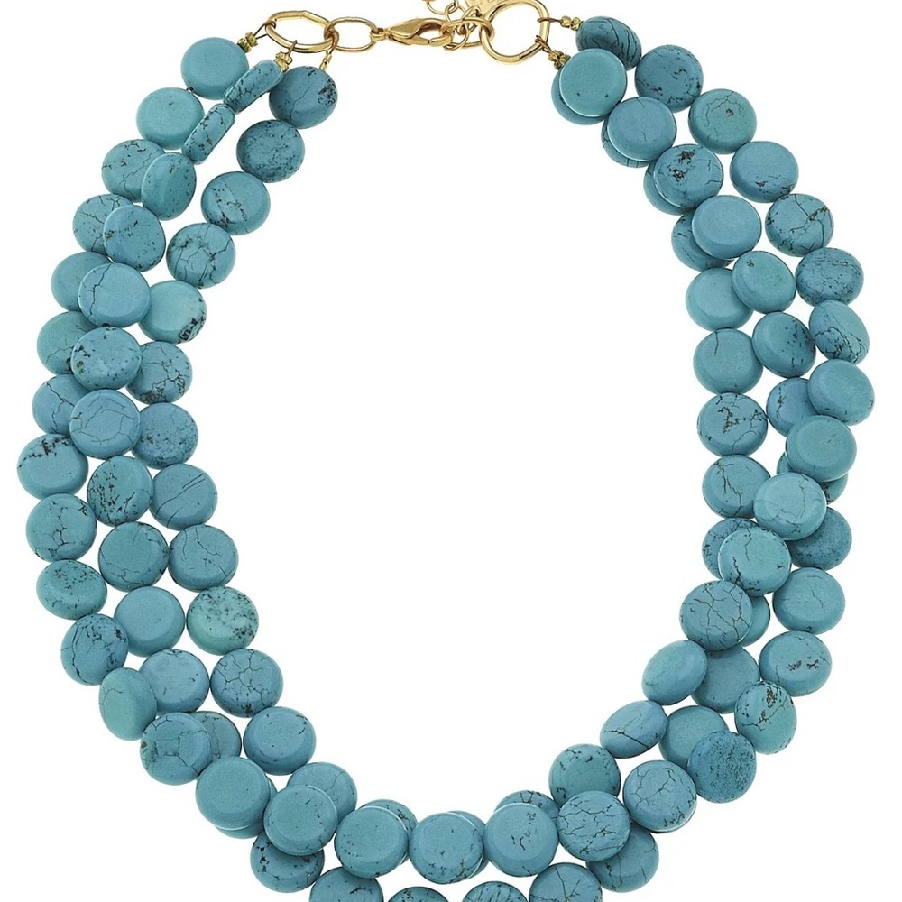 Susan Shaw Turquoise Statement Necklace